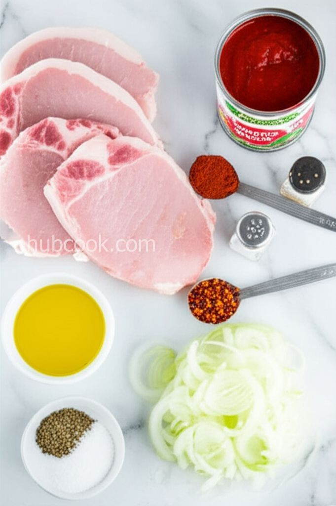 Tomato Pork Loin Chops