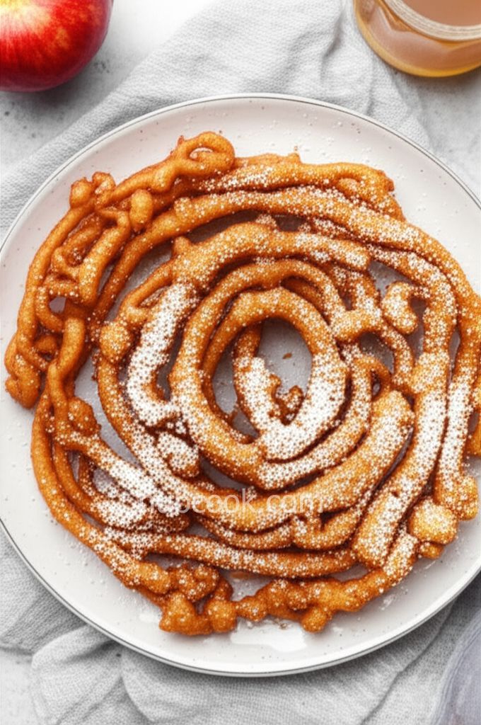 Apple Cinnamon Funnel Cakes