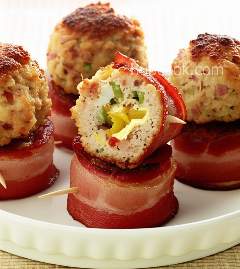 Bacon-Wrapped Stuffing Balls
