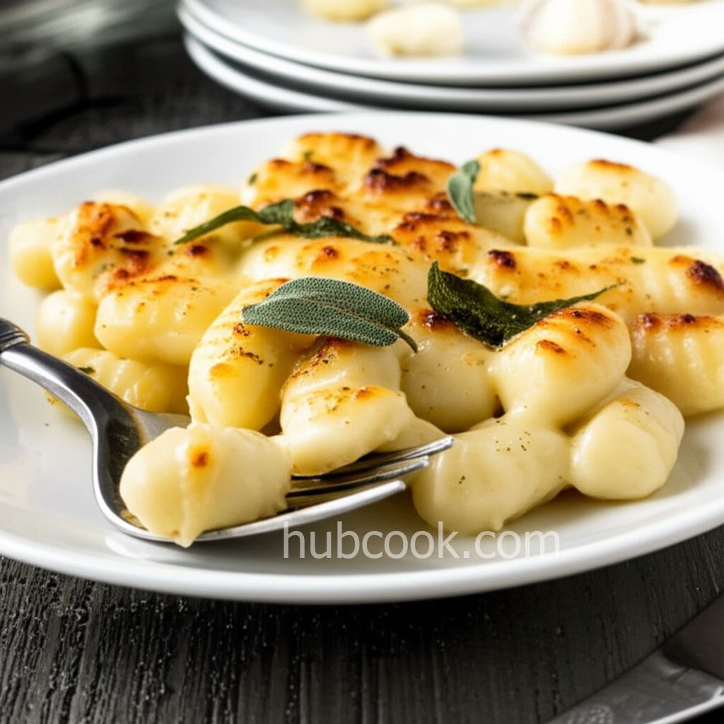 Baked Gnocchi with Sage and Cheese