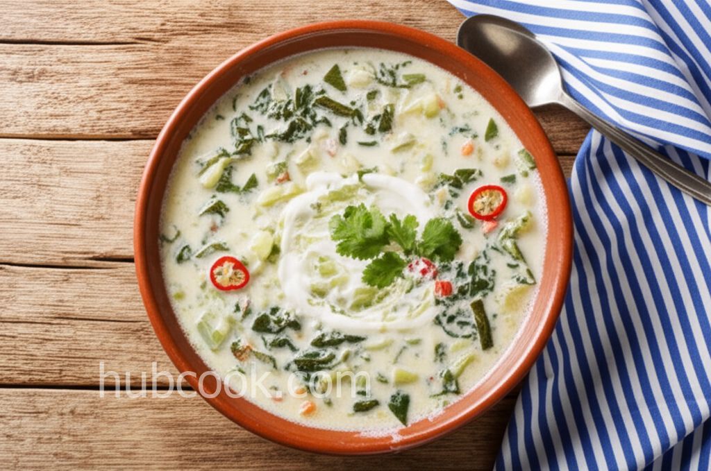 Bushala (Swiss Chard Soup)