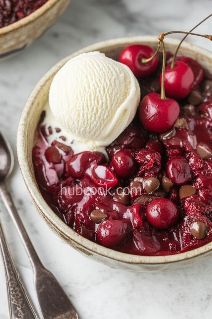 Chocolate Cherry Slow Cooker Cake