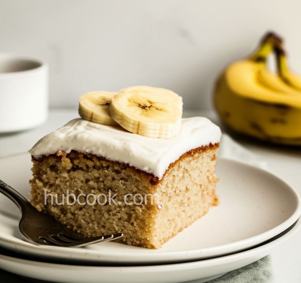 Cinnamon Banana Cream Cake