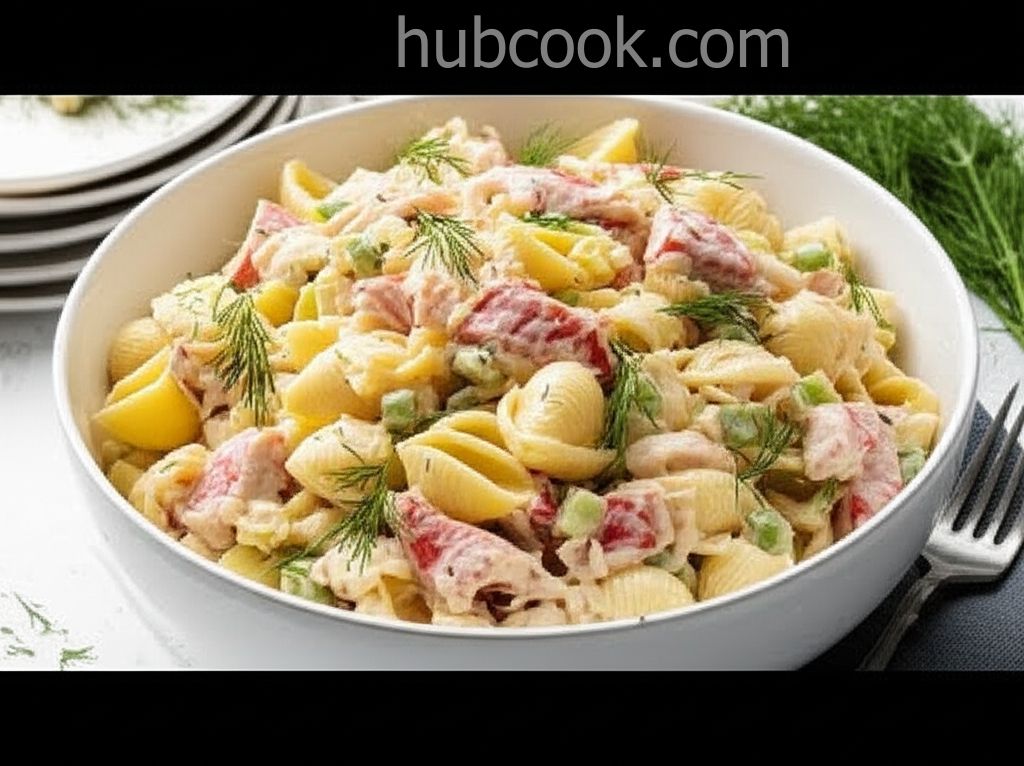Creamy Crab and Pasta Salad