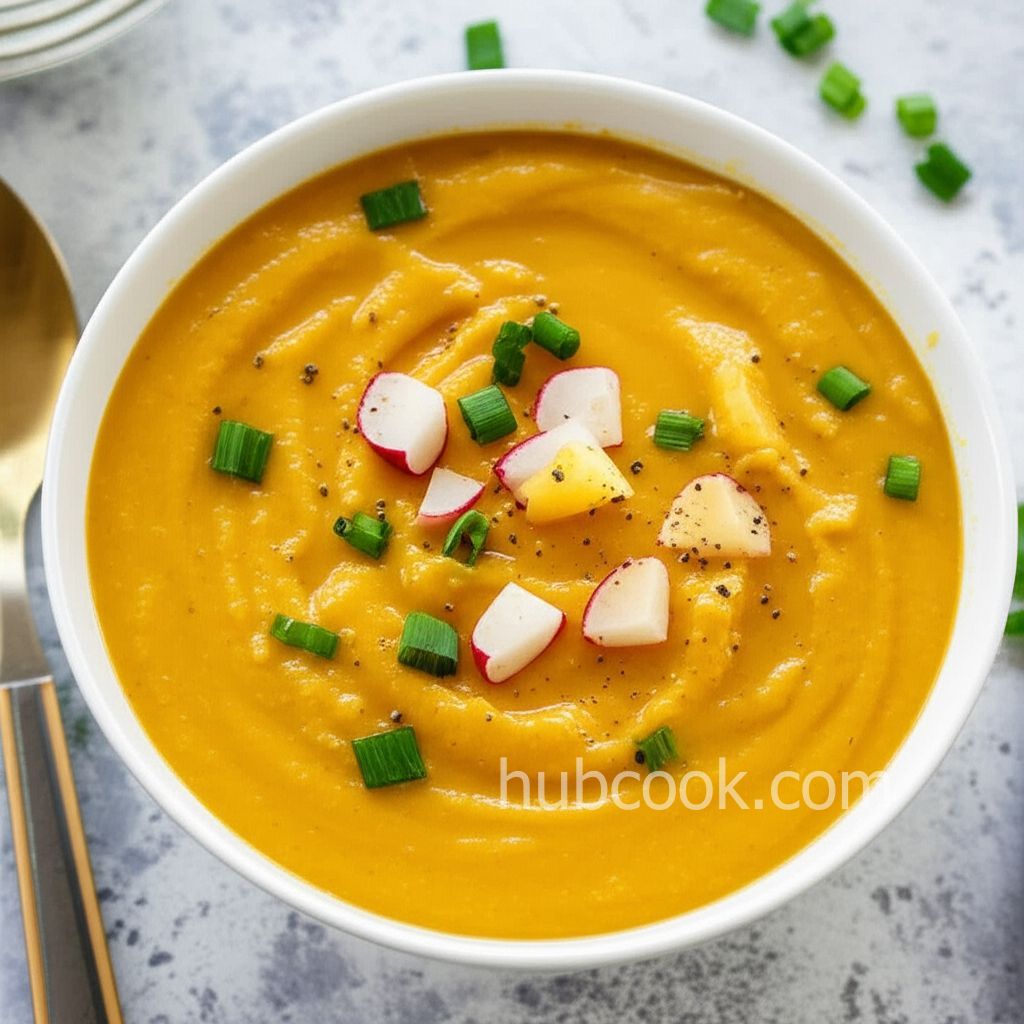 Creamy Curried Root Vegetable Soup