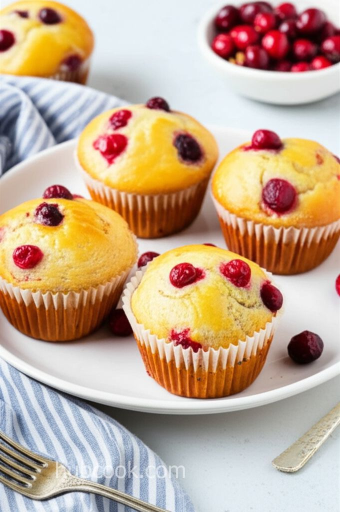 Easy Cranberry Orange Muffins
