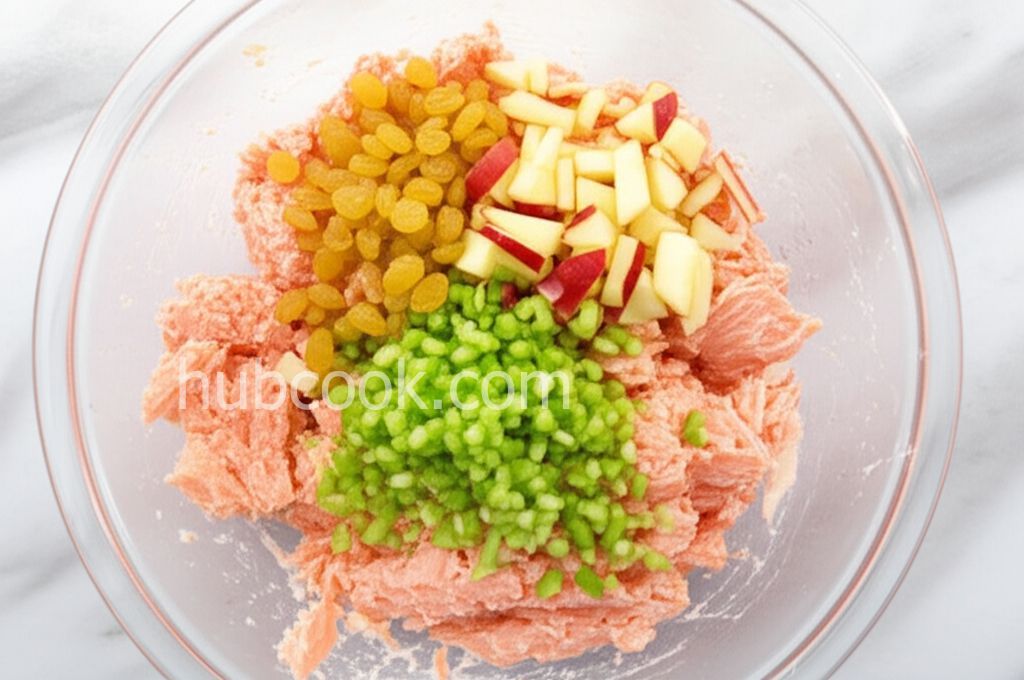 Fruity Red Salmon Salad