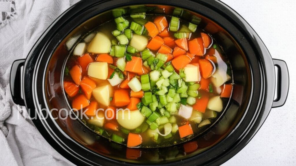 Gluten-Free Vegan Stock for the Slow Cooker