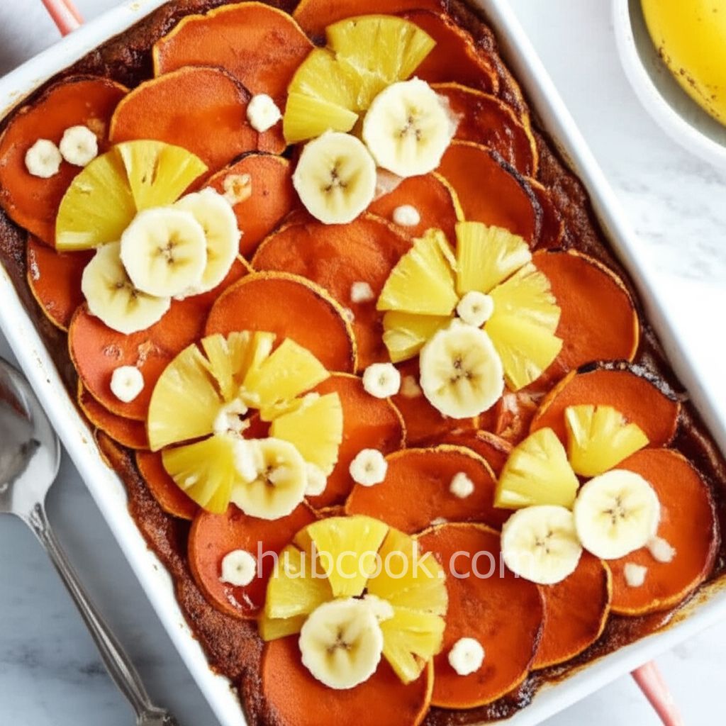 Hawaiian Sweet Potato Casserole
