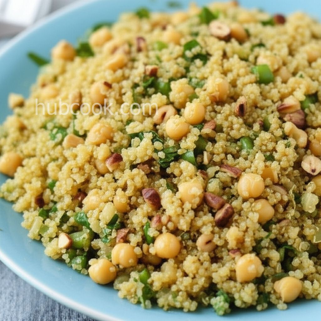 Herbed Quinoa and Chickpea Pilaf