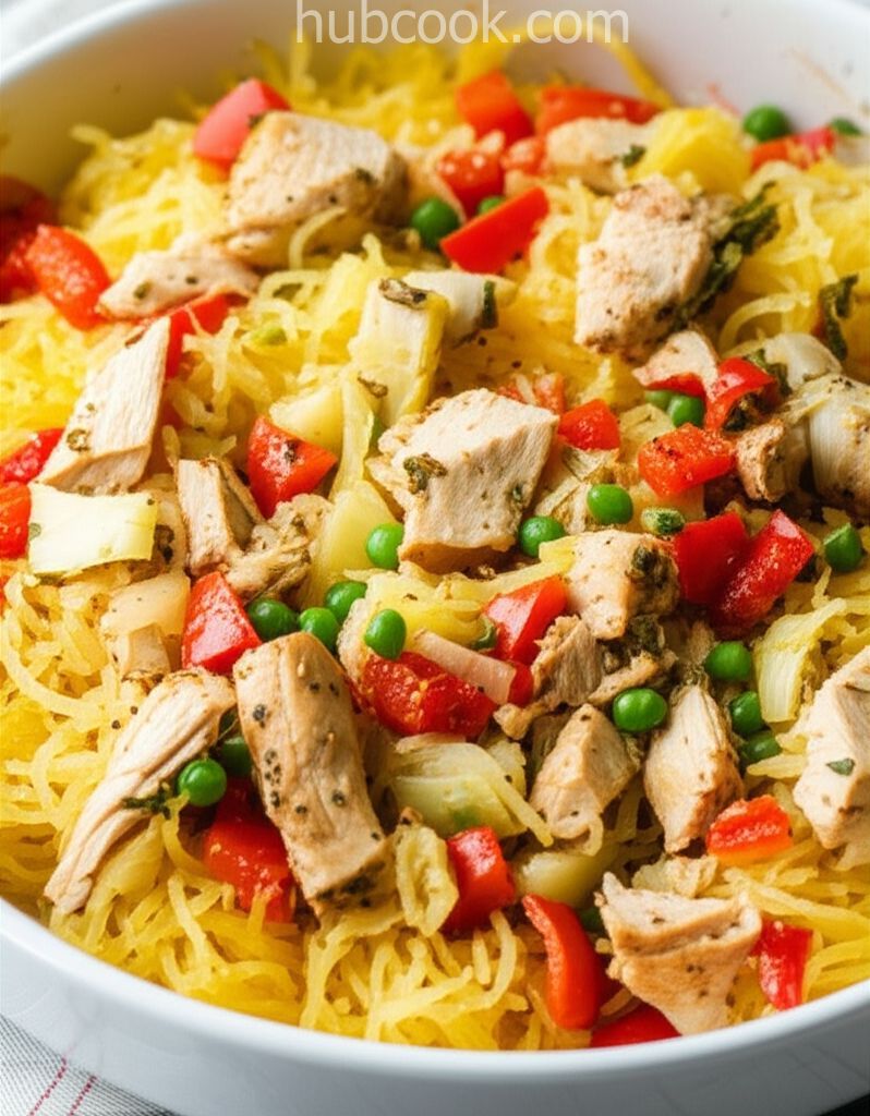 Mediterranean Spaghetti Squash