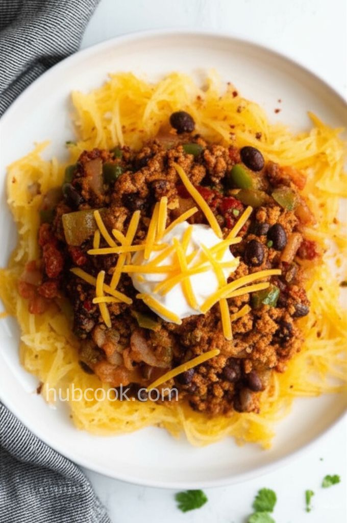 Mexican Spaghetti Squash Stir Fry