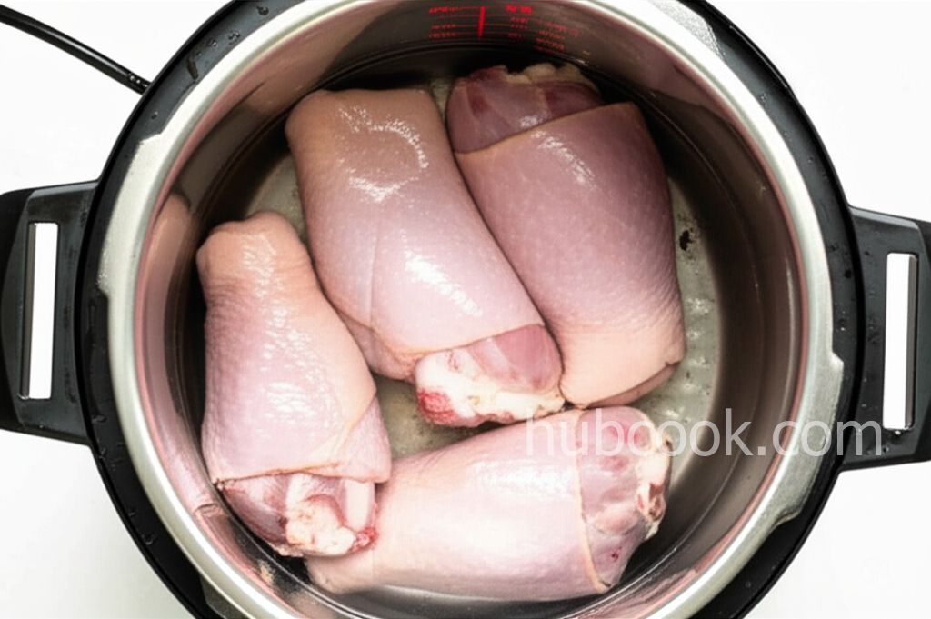 Roasted Barbecued Turkey Legs