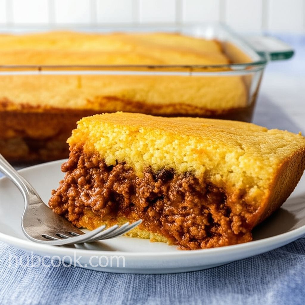 Sloppy Joe Cornbread Casserole