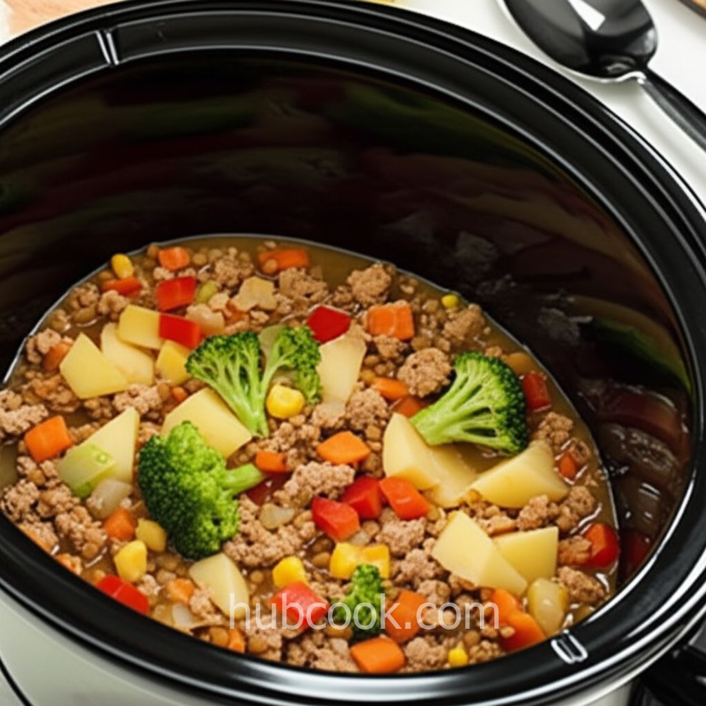 Slow Cooker Turkey and Vegetable Soup
