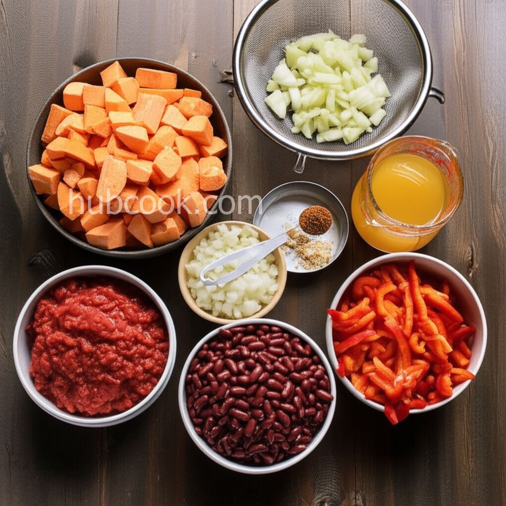 Slow Cooker Vegan Sweet Potato Chili