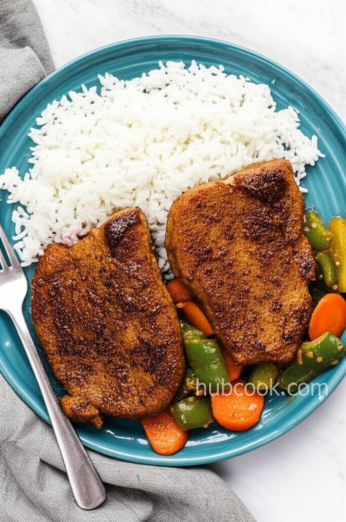 Spicy Honey Asian Chops