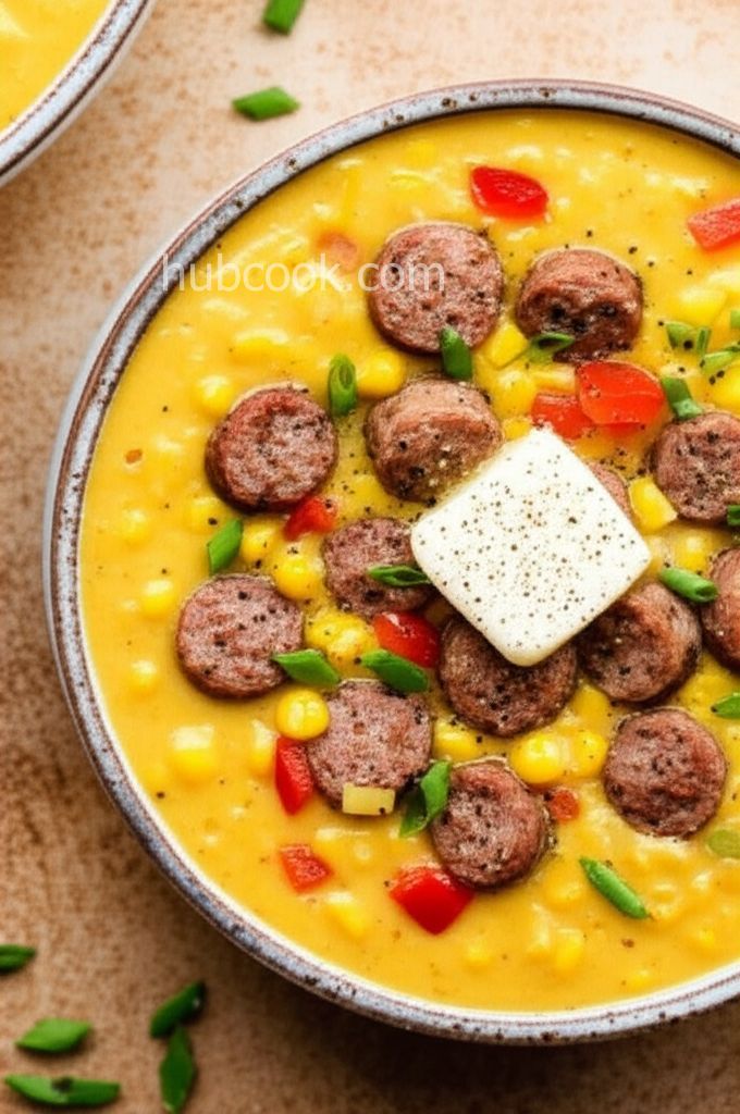 Spicy Slow Cooker Corn Chowder