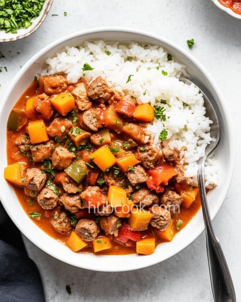Spicy Turkey Sweet Potato Gumbo