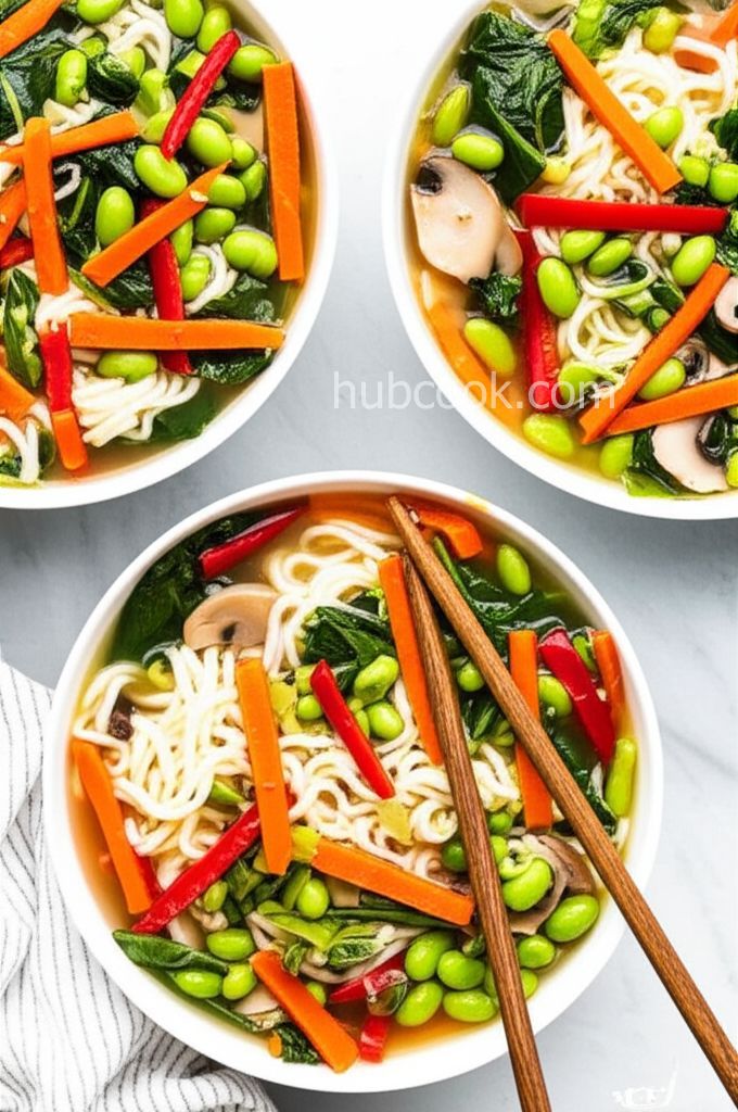 Asian-Inspired Vegetable Noodle Bowl