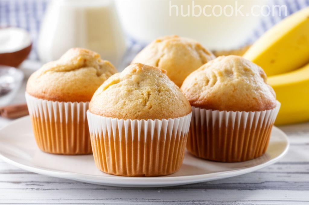 Banana Coconut Cupcakes