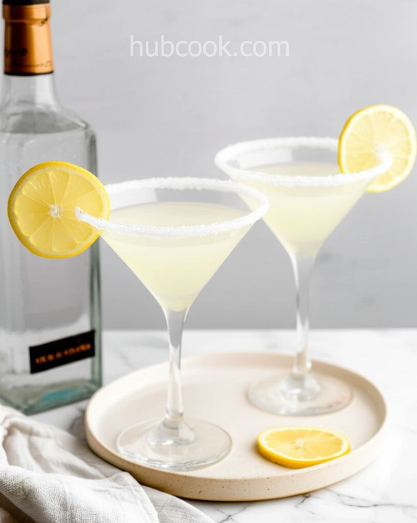 Big Batch Freezer Lemon Drop Martinis