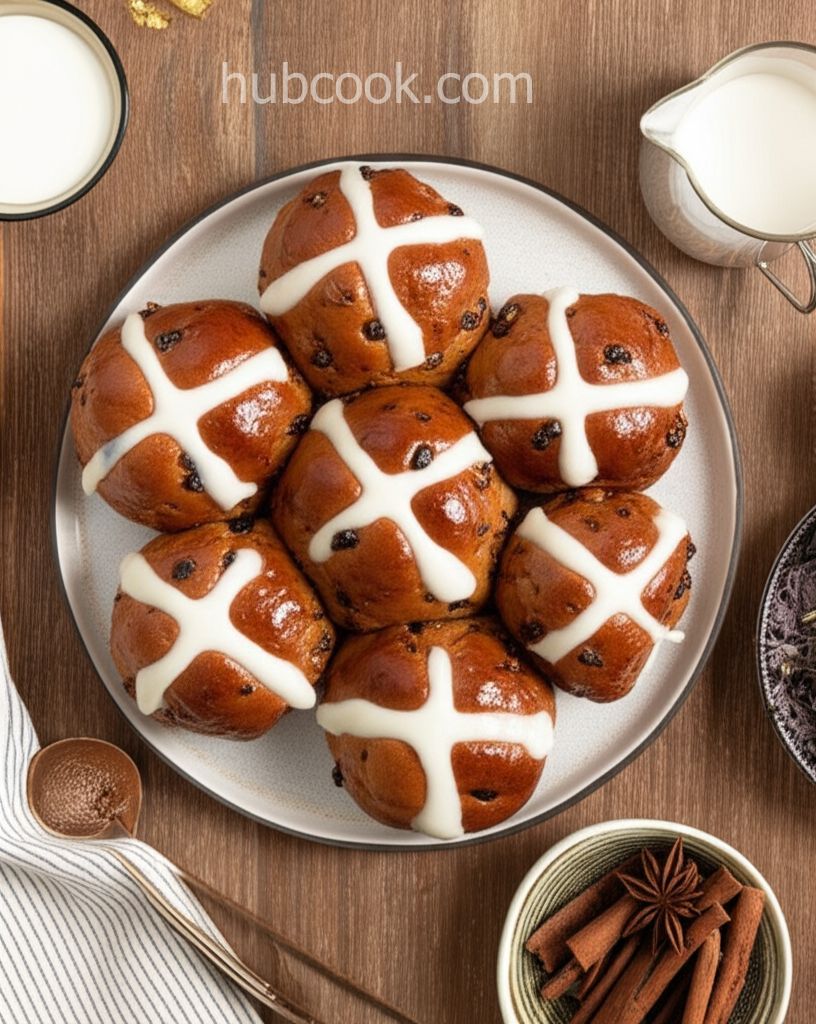 British Hot Cross Buns