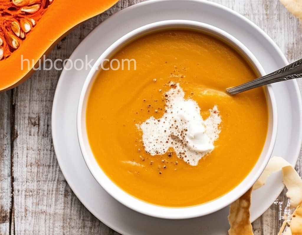 Butternut Squash and Apple Cider Soup