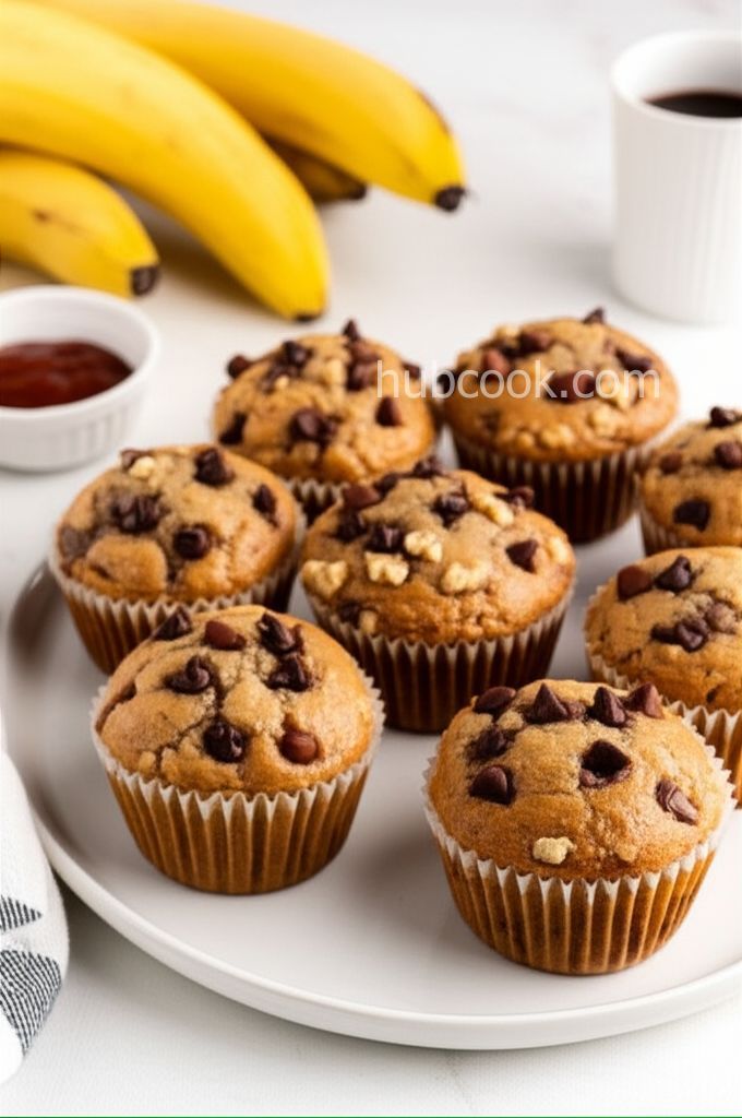 Chocolate Chip Banana Nut Muffins