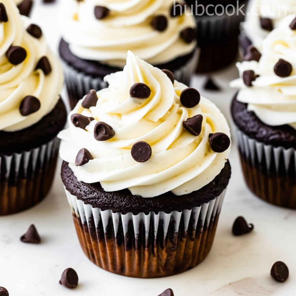 Chocolate Chip Cheesecake Cupcakes