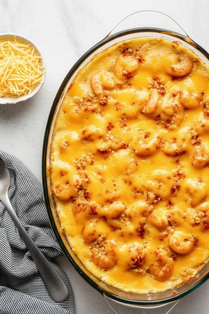 Curried Shrimp Au Gratin