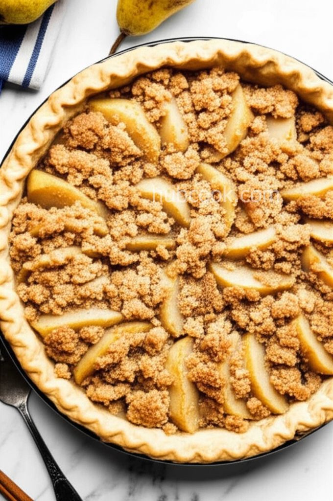 French Pear Pie