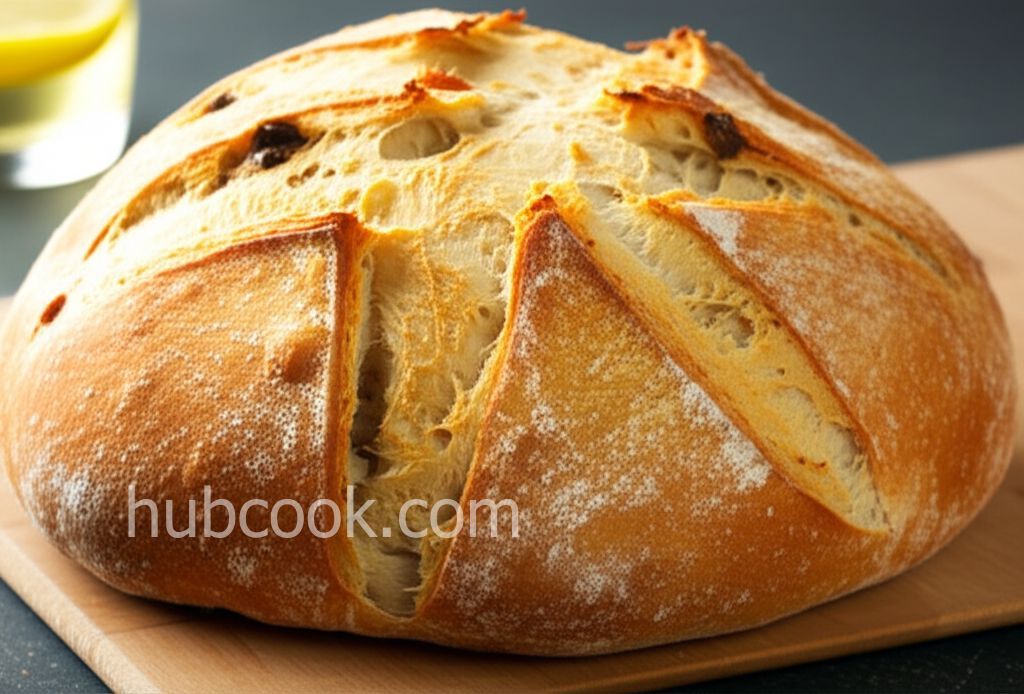 Greek Olive and Onion Bread