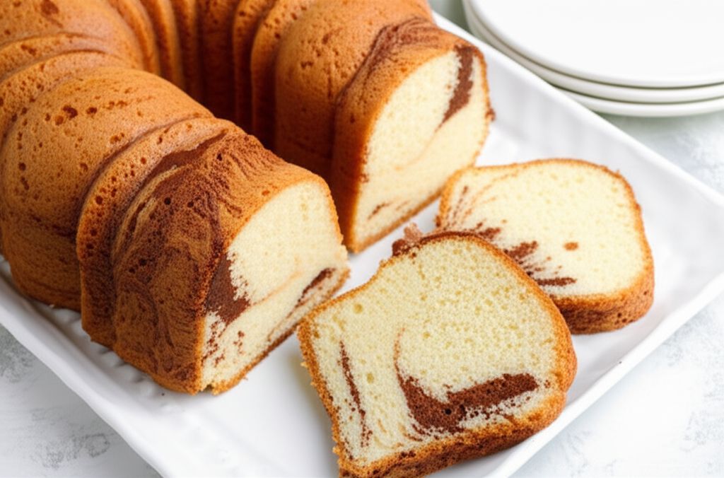 Light Marble Pound Cake