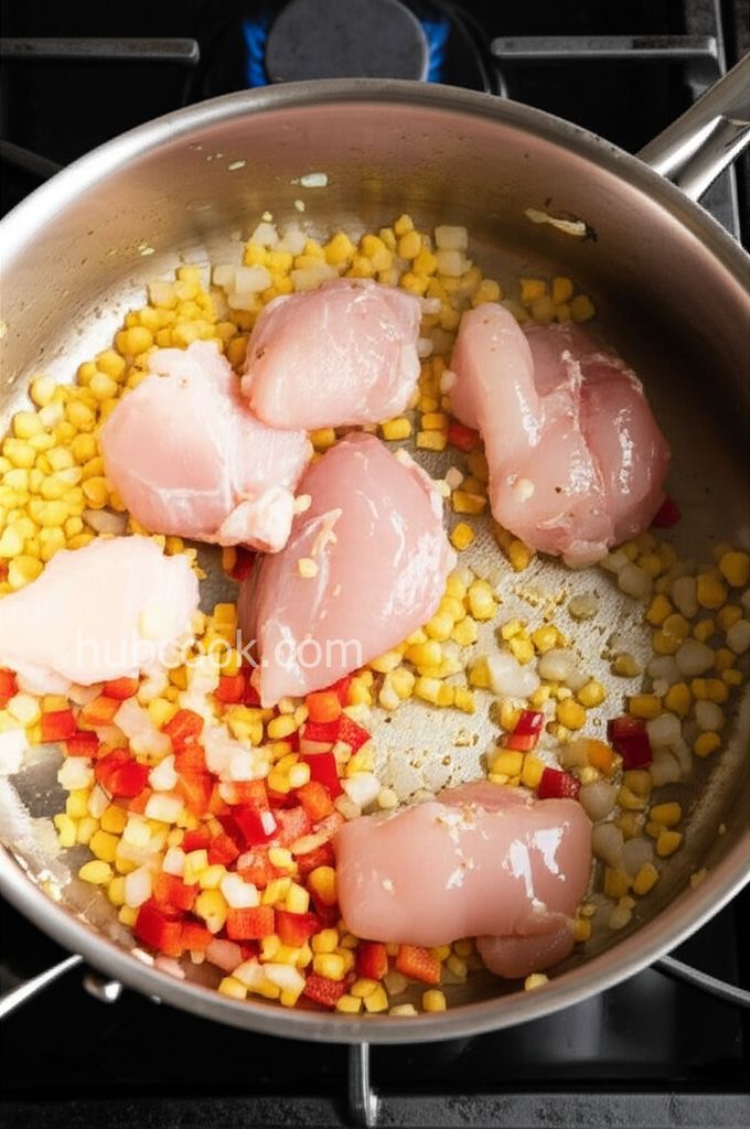 Quick Chicken and Corn Chowder