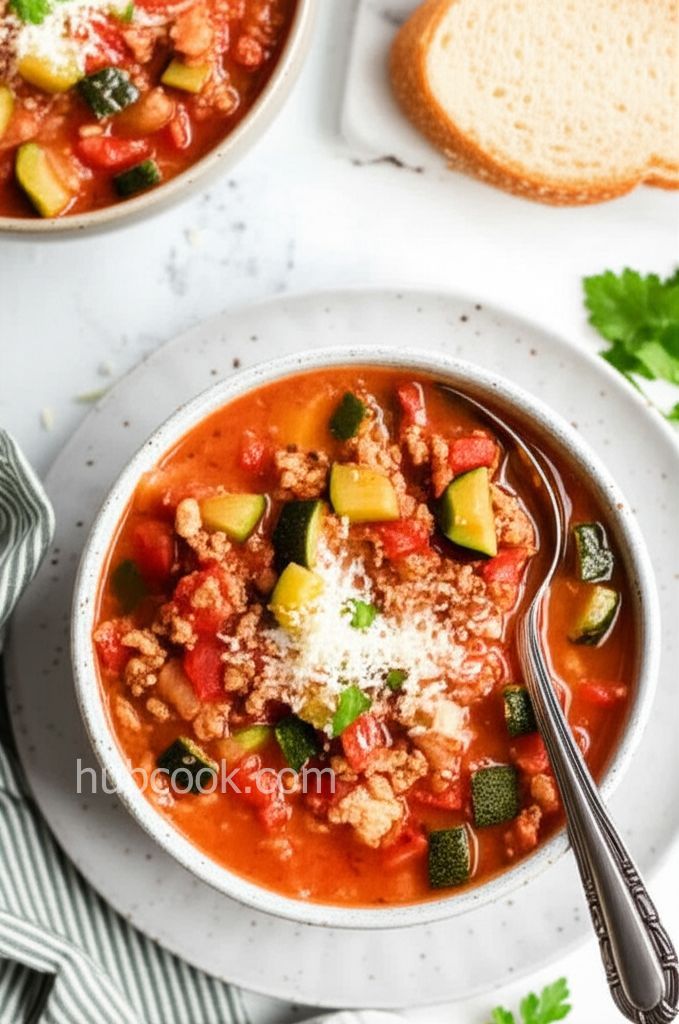 Slow Cooker Zucchini Soup
