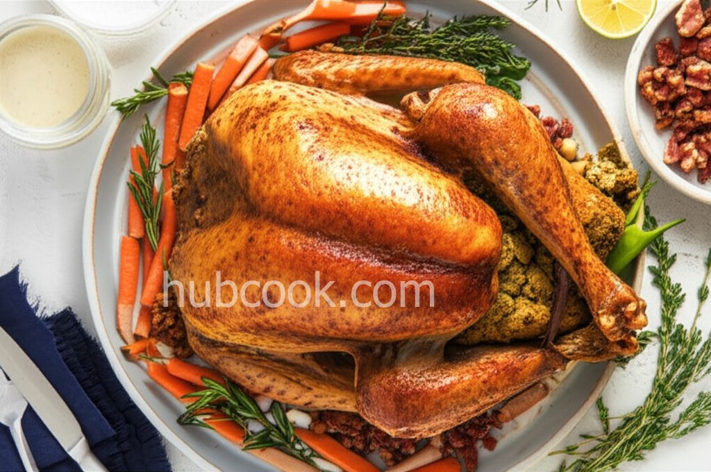 Turkey with Cornbread Stuffing