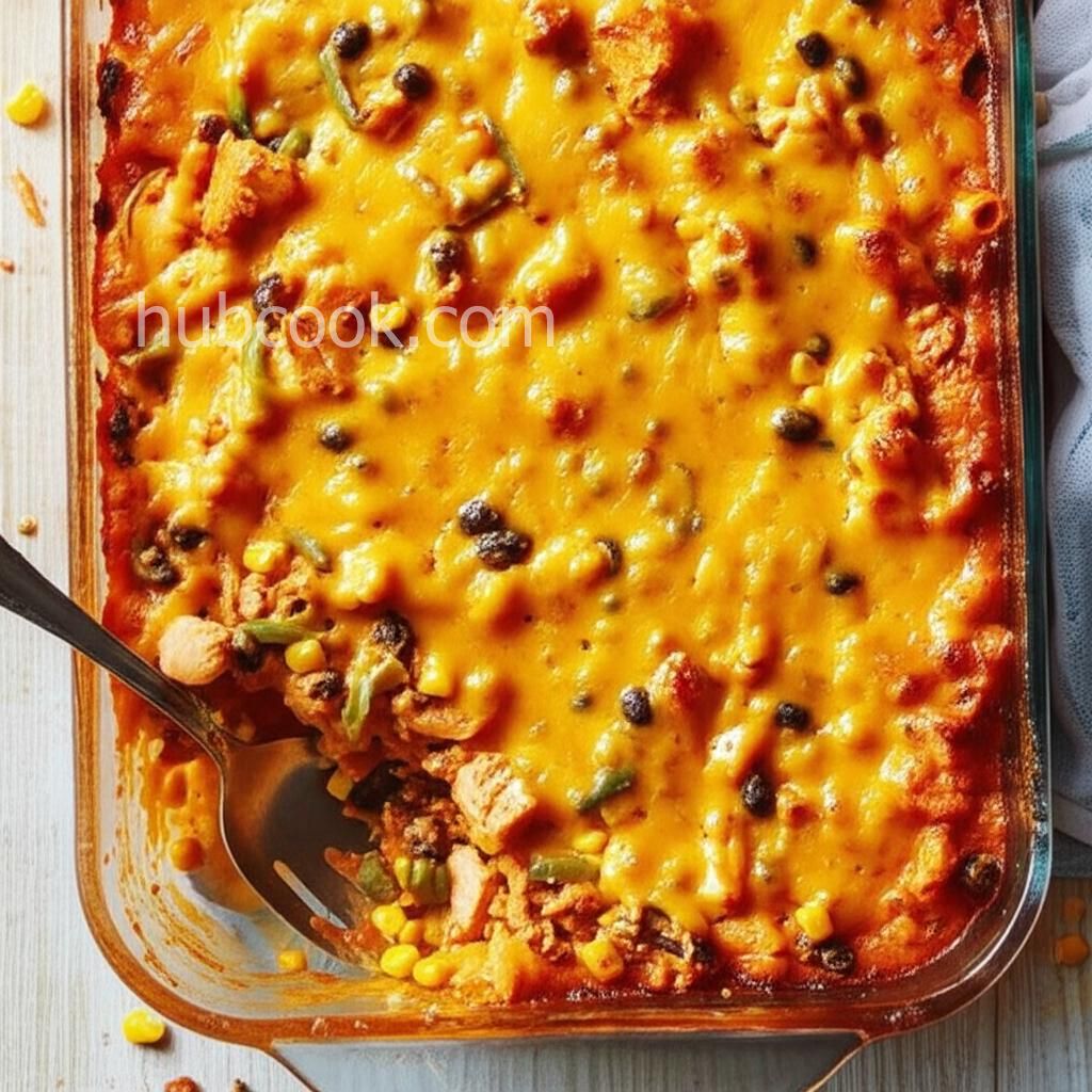 Chicken Fajita Pasta Bake