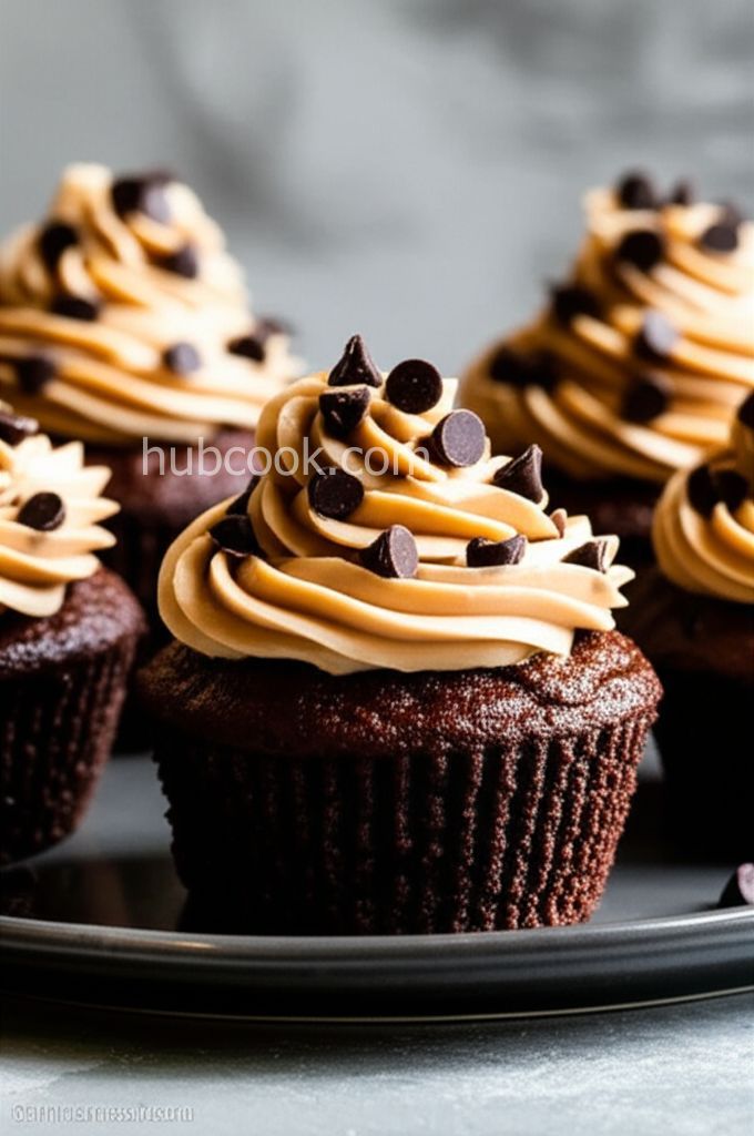 Chocolate Cupcakes with Pumpkin Cheesecake Filling