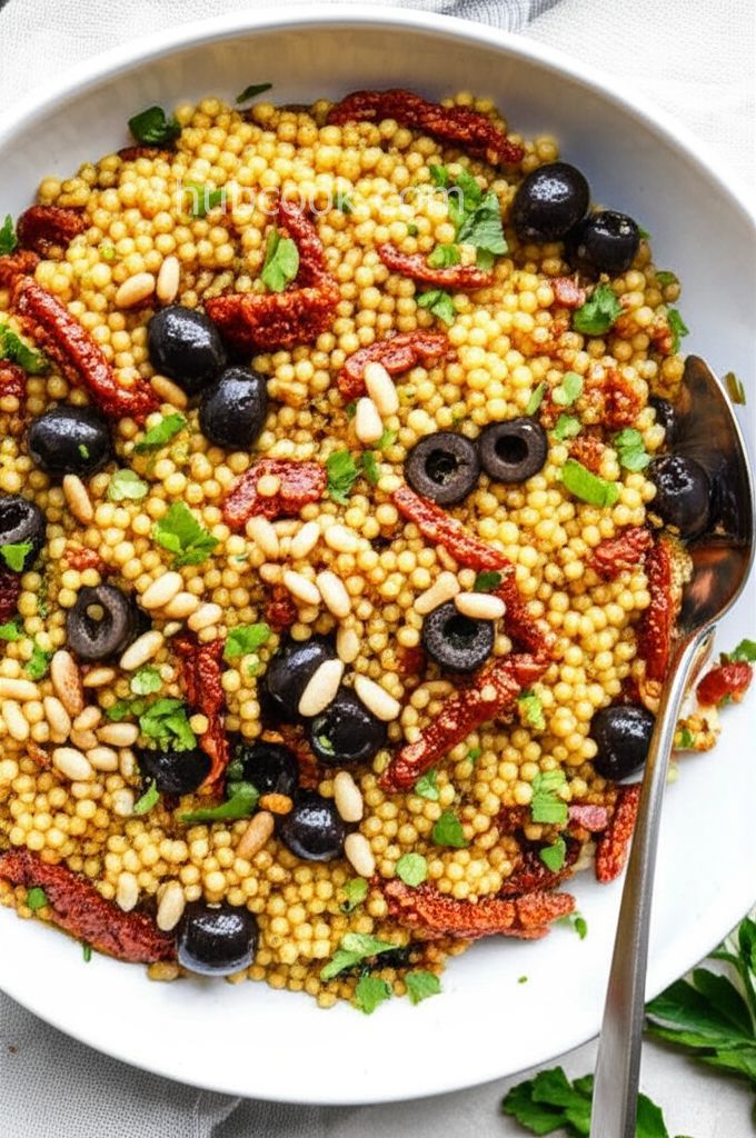 Couscous with Olives and Sun-Dried Tomato