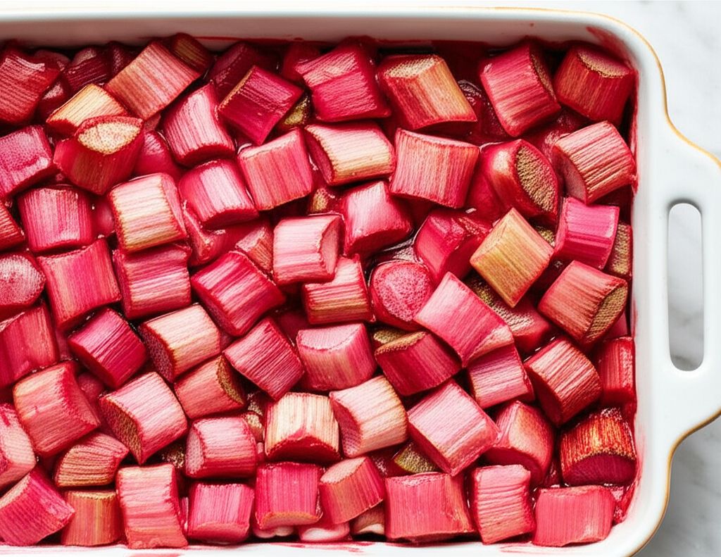Easy Rhubarb Upside-Down Cake
