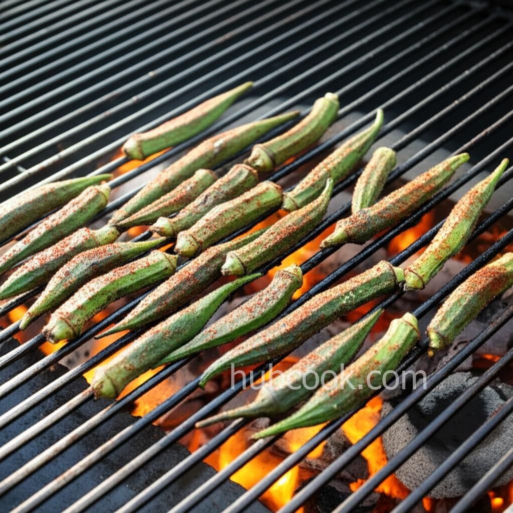 Grilled Okra