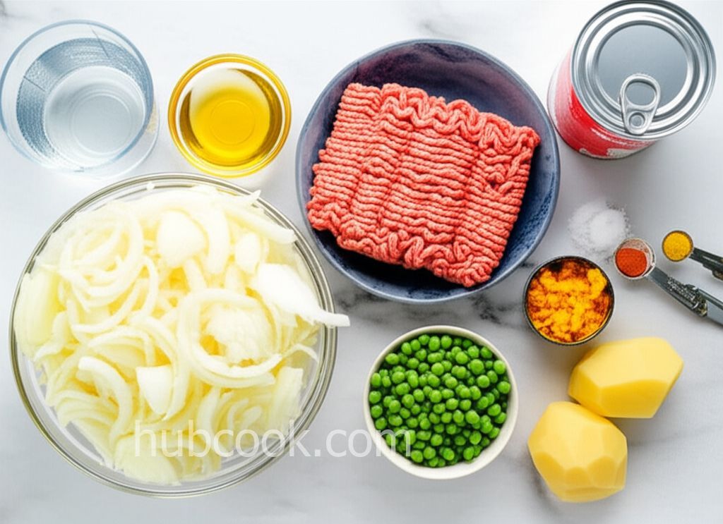 Keema Aloo (Ground Beef and Potatoes)