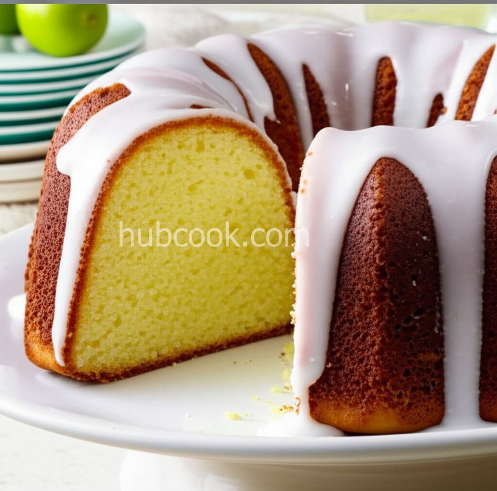 Key Lime Pound Cake with Glaze
