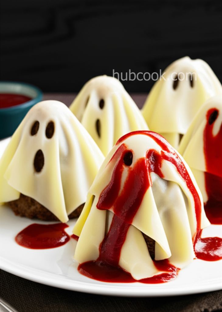 Mini Meatloaf Ghosts