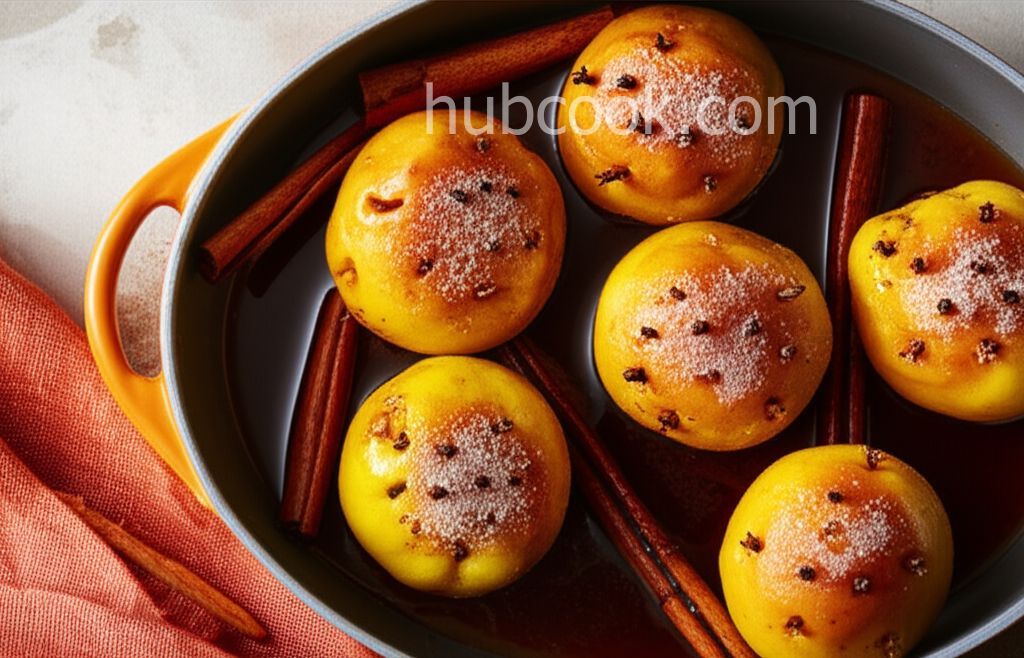 Baked Quince with Cinnamon