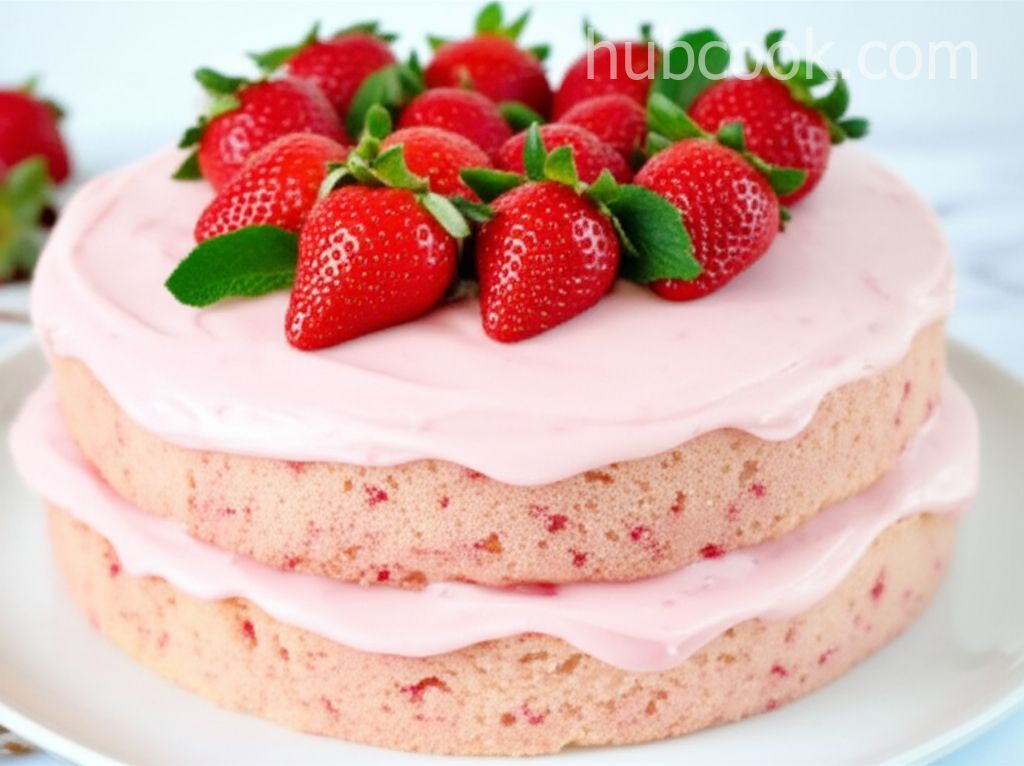 Byron's Delicious Strawberry Cake