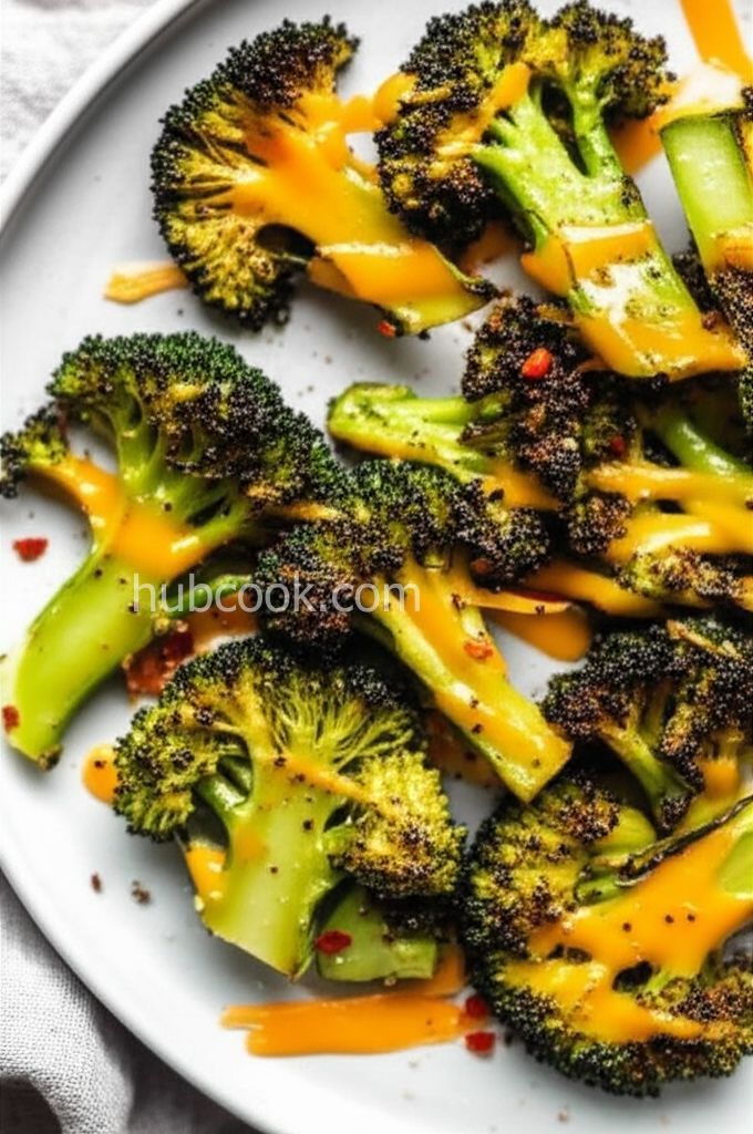 Cheesy Grilled Broccoli