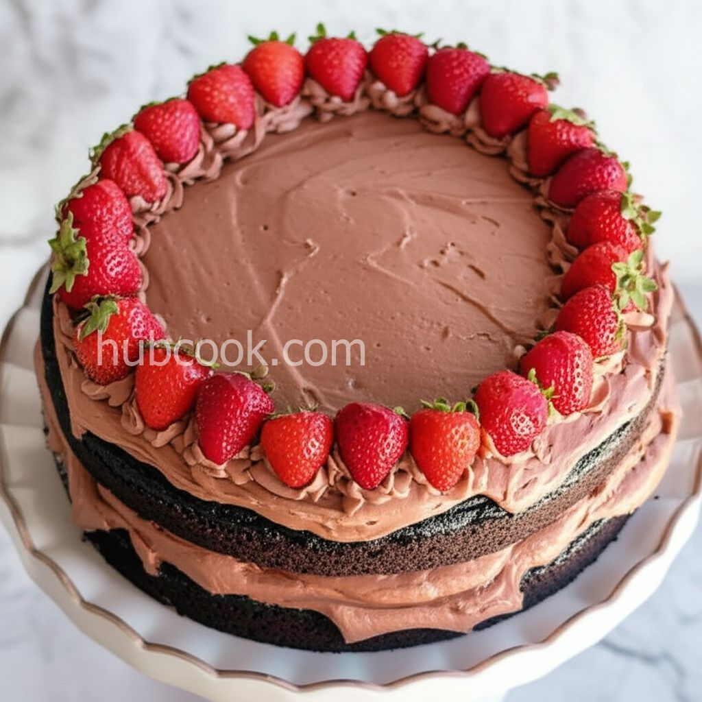 Chocolate Strawberry Cake