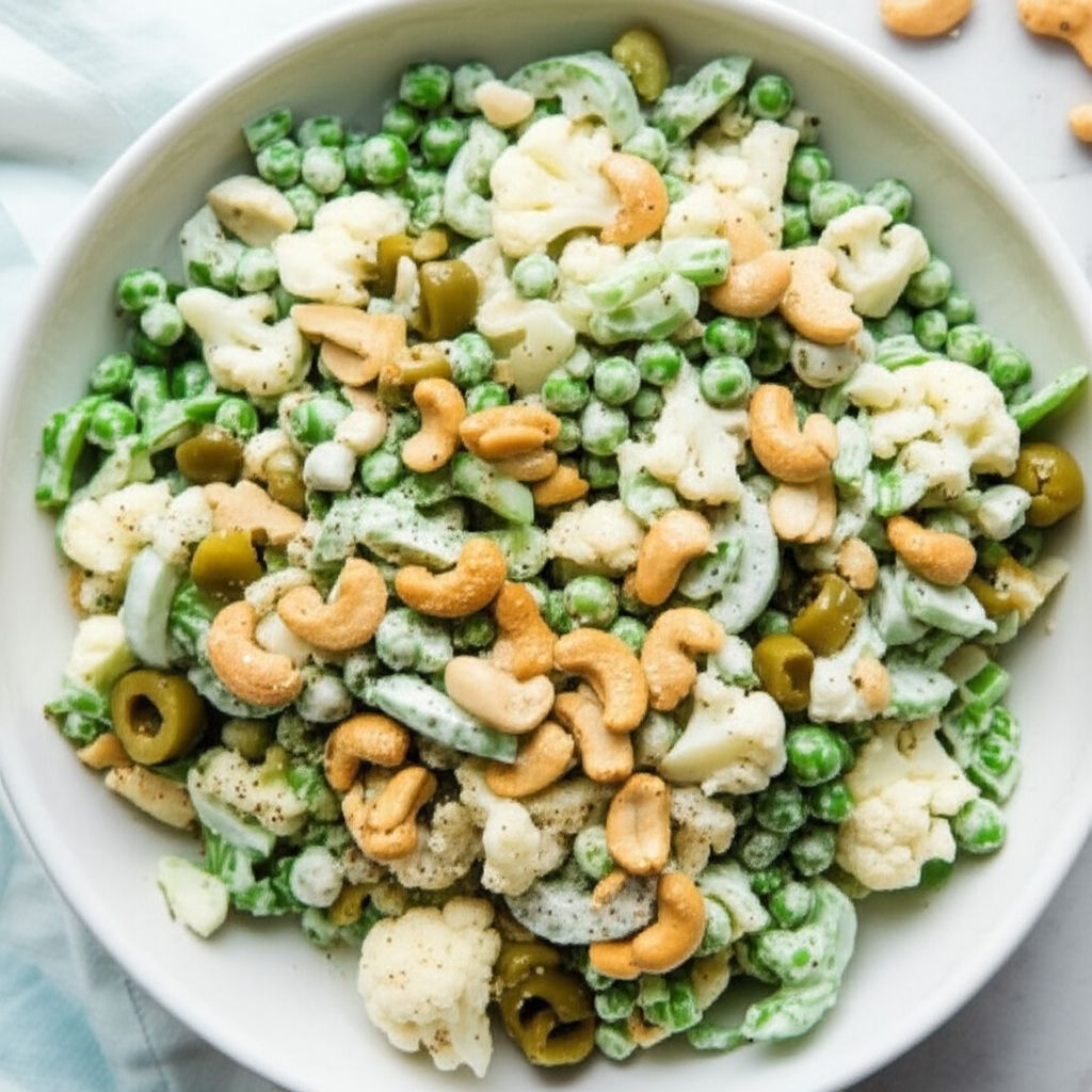 Pea and Cauliflower Salad